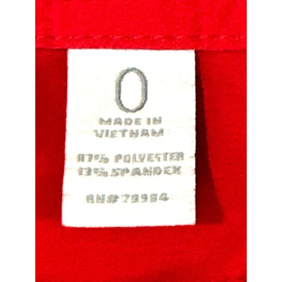 Chicos Zenergy Red Luxury Soft Stretch Capris Zipper Cargo Pockets Size 0 - Picture 4 of 11